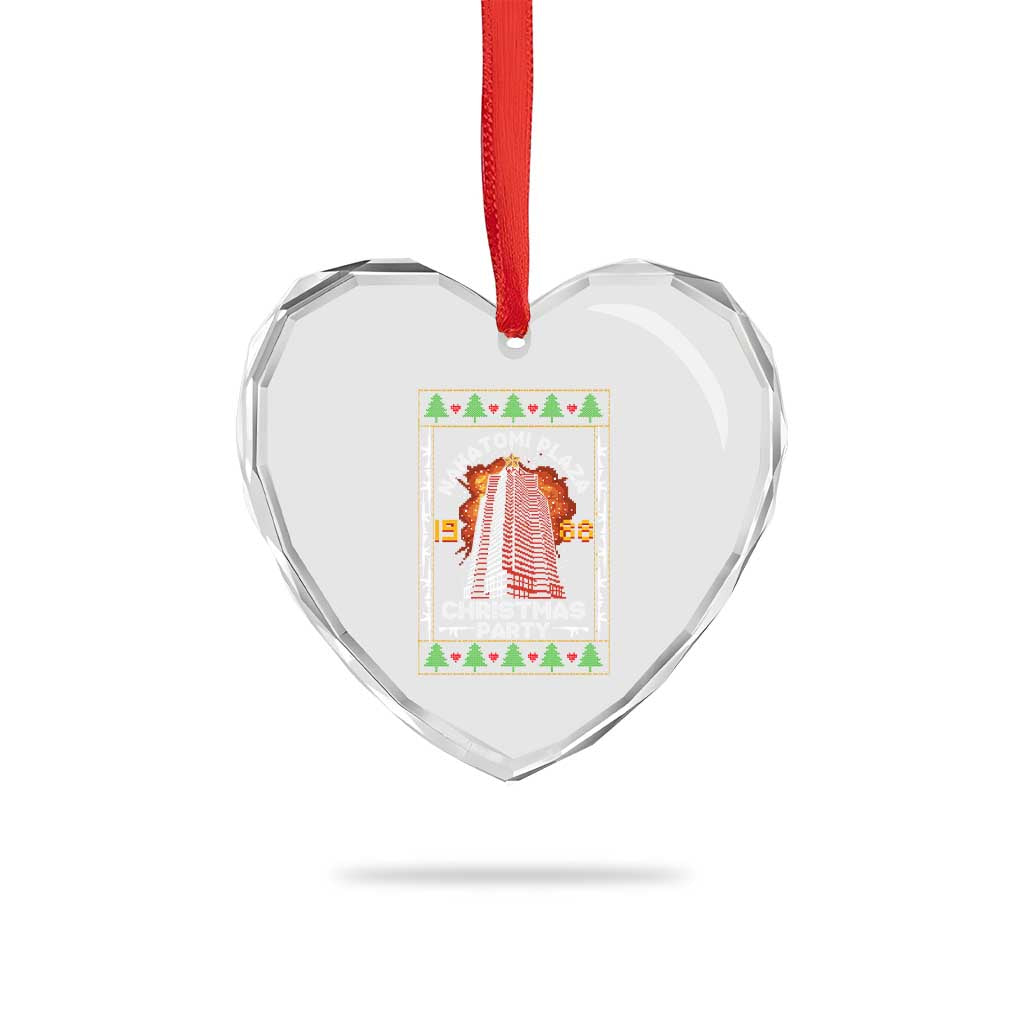 Nakatomi Plaza Christmas Party 1988 Machine Gun Heart Crystal Glass Ornament TS09 Print Your Wear
