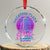 Nakatomi Plaza Christmas Party 1988 Vaporwave Crystal Glass Ornament TS09 Transparent Glass 3'' Circle Print Your Wear