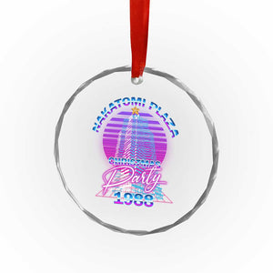 Nakatomi Plaza Christmas Party 1988 Vaporwave Crystal Glass Ornament TS09 Print Your Wear