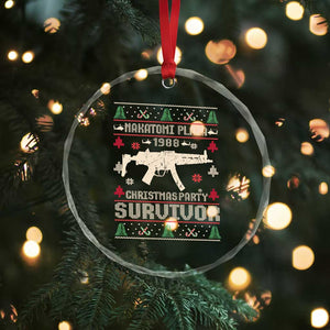 Nakatomi Plaza Christmas Party Crystal Glass Ornament Funny 80's Die Movie 1988 Ugly Christmas TS10 Print Your Wear