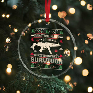 Nakatomi Plaza Christmas Party Crystal Glass Ornament Funny 80's Die Movie 1988 Ugly Christmas TS10 Print Your Wear