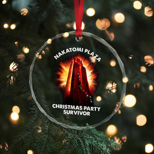 Nakatomi Plaza Christmas Party Survivor Crystal Glass Ornament TS09 Print Your Wear