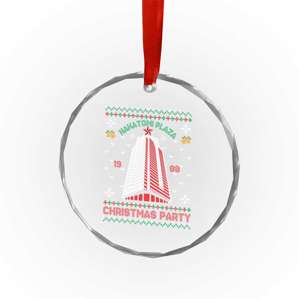 Nakatomi Plaza Crystal Glass Ornament Christmas Party 1988 Seasons Greetings TS11 Print Your Wear