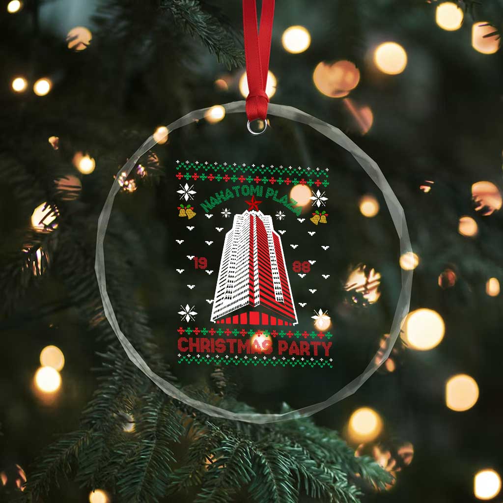 Nakatomi Plaza Crystal Glass Ornament Christmas Party 1988 Seasons Greetings TS11 Print Your Wear