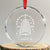 Nakatomi Plaza Party 1988 Crystal Glass Ornament Funny 80's Xmas Movie TS10 Transparent Glass 3'' Circle Print Your Wear