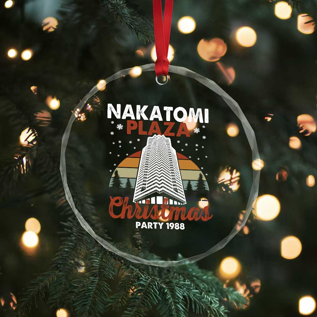 Nakatomi Plaza Party 1988 Crystal Glass Ornament Xmas Gift TS10 Print Your Wear