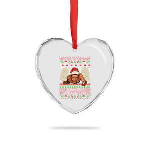 Nakatomi Plaza Party 1988 Heart Crystal Glass Ornament Come Out To The Coast Mcclane Ugly Xmas TS10 Print Your Wear