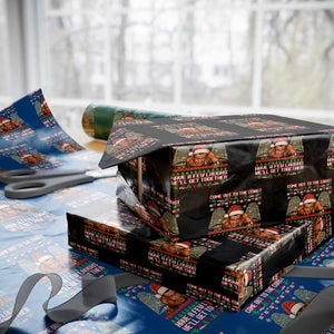 Nakatomi Plaza Party 1988 Wrapping Paper Roll Come Out To The Coast Mcclane Ugly Xmas TS10 Black Print Your Wear