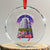 Nakatomi Plaza Xmas Party 1988 Crystal Glass Ornament Funny 80's Movie Ugly Xmas Gift TS10 Transparent Glass 3'' Circle Print Your Wear