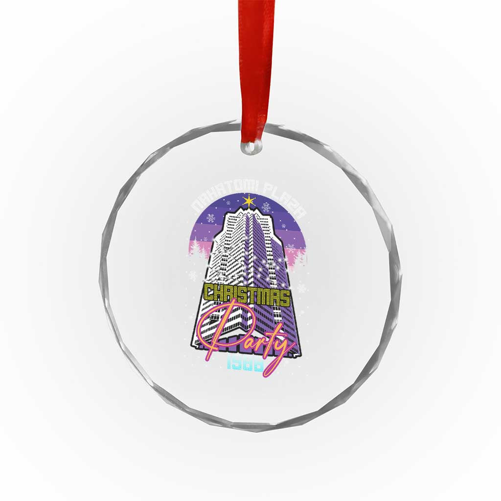 Nakatomi Plaza Xmas Party 1988 Crystal Glass Ornament Funny 80's Movie Ugly Xmas Gift TS10 Print Your Wear