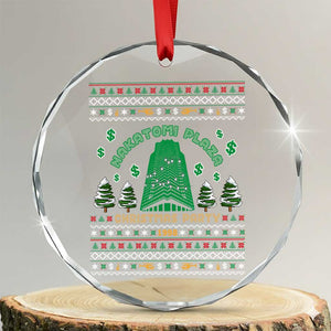 Nakatomi Plaza Xmas Party 1988 Crystal Glass Ornament Funny 80's Movie Xmas Gift Ugly Christmas TS10 Transparent Glass 3'' Circle Print Your Wear