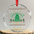 Nakatomi Plaza Xmas Party 1988 Crystal Glass Ornament Funny 80's Movie Xmas Gift Ugly Christmas TS10 Transparent Glass 3'' Circle Print Your Wear