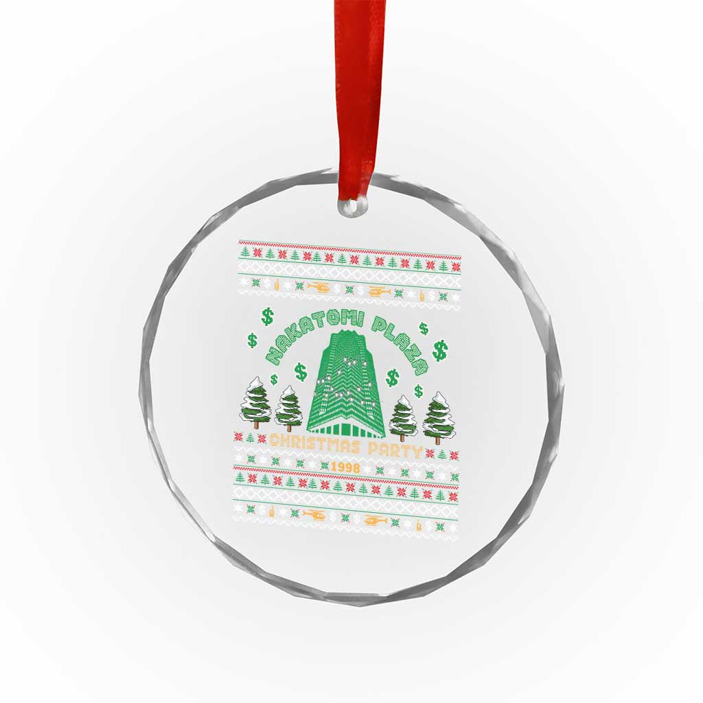 Nakatomi Plaza Xmas Party 1988 Crystal Glass Ornament Funny 80's Movie Xmas Gift Ugly Christmas TS10 Print Your Wear