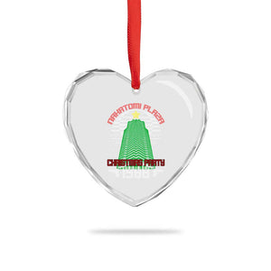 Nakatomi Plaza Xmas Party 1988 Heart Crystal Glass Ornament Xmas Gift Funny 80's Die Movie Bruce TS10 Print Your Wear