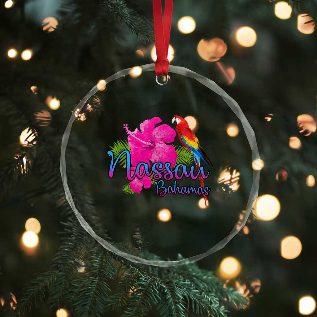 Nassau Souvenir Crystal Glass Ornament Caribbean Bahamas Beach Vacation TS10 Print Your Wear