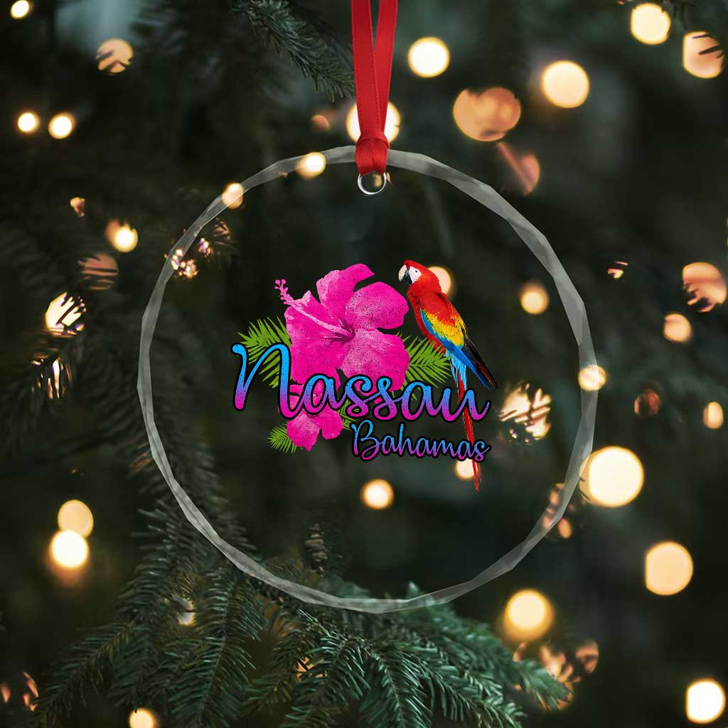 Nassau Souvenir Crystal Glass Ornament Caribbean Bahamas Beach Vacation TS10 Print Your Wear