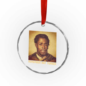 Nat Turner Crystal Glass Ornament Black History Month TS14 Print Your Wear