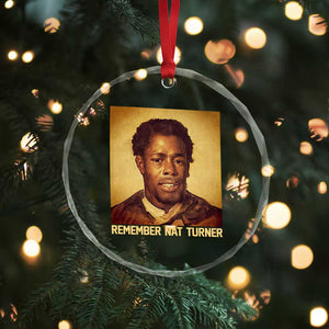Nat Turner Crystal Glass Ornament Black History Month TS14 Print Your Wear