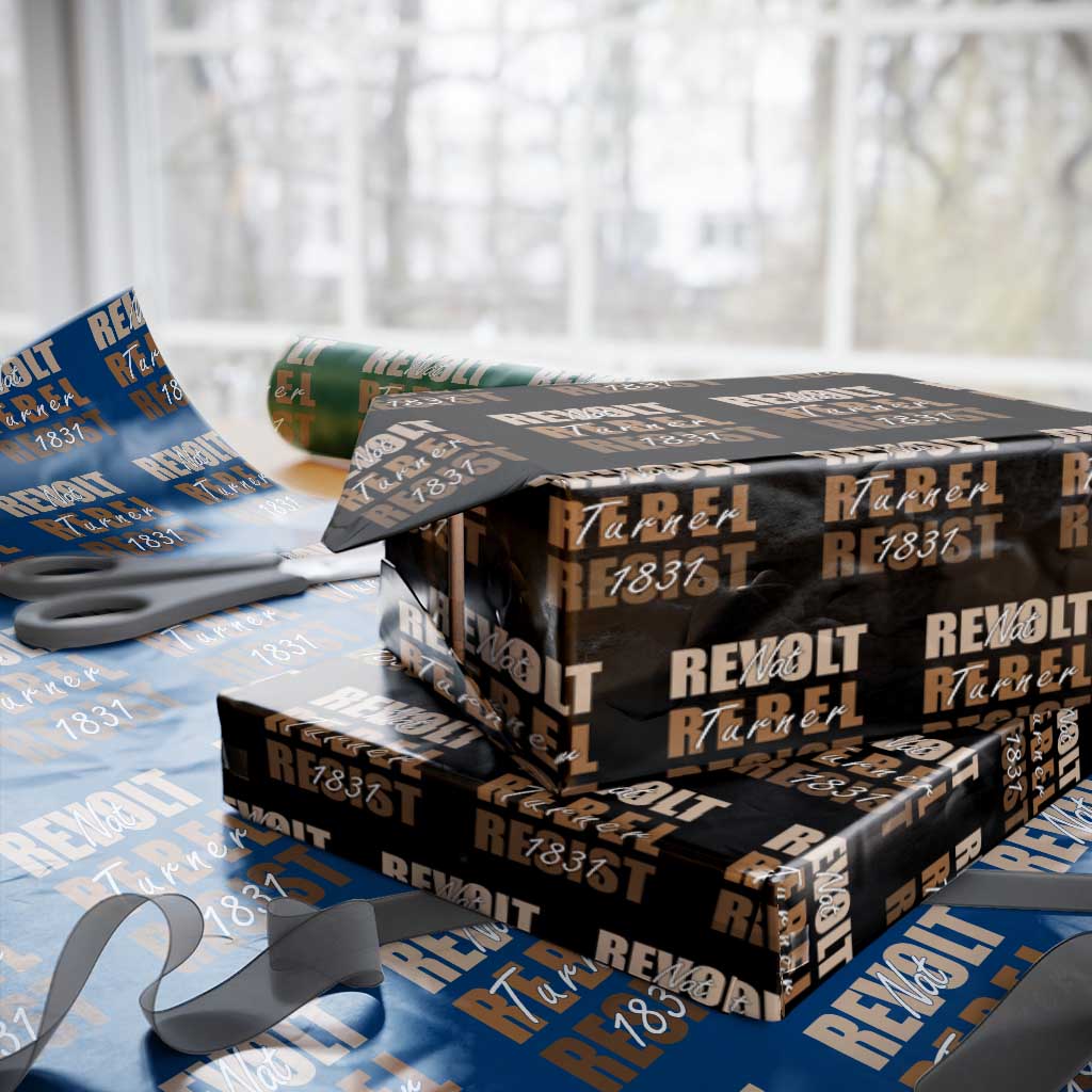 Nat Turner Quote Wrapping Paper Roll Black History Month TS14 Black Print Your Wear