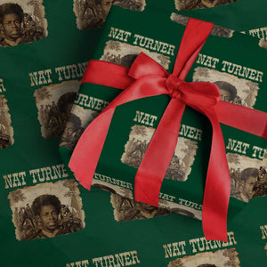 Nat Turner Wrapping Paper Roll Black History African American TS14 Green Print Your Wear