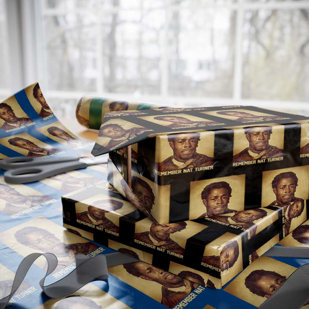 Nat Turner Wrapping Paper Roll Black History Month TS14 Black Print Your Wear