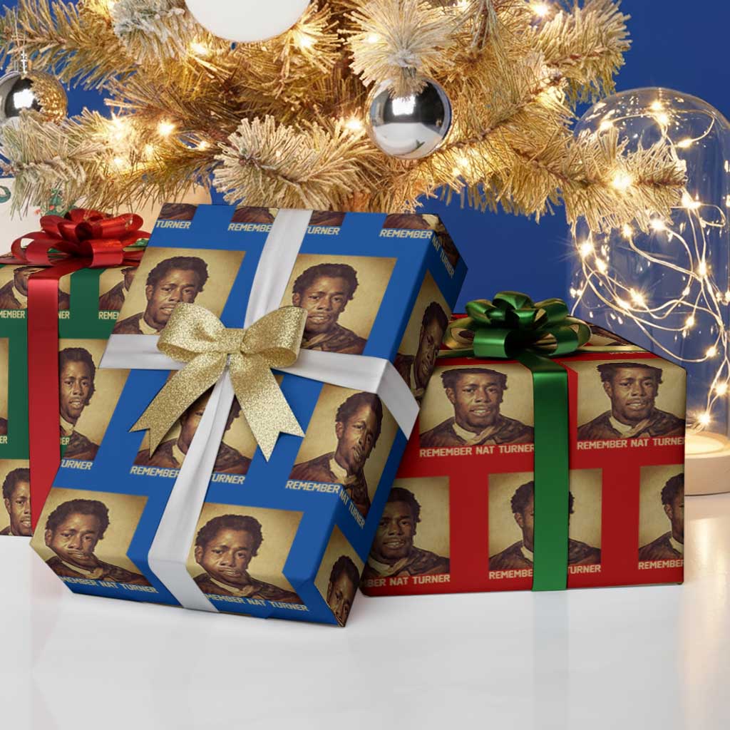 Nat Turner Wrapping Paper Roll Black History Month TS14 Print Your Wear