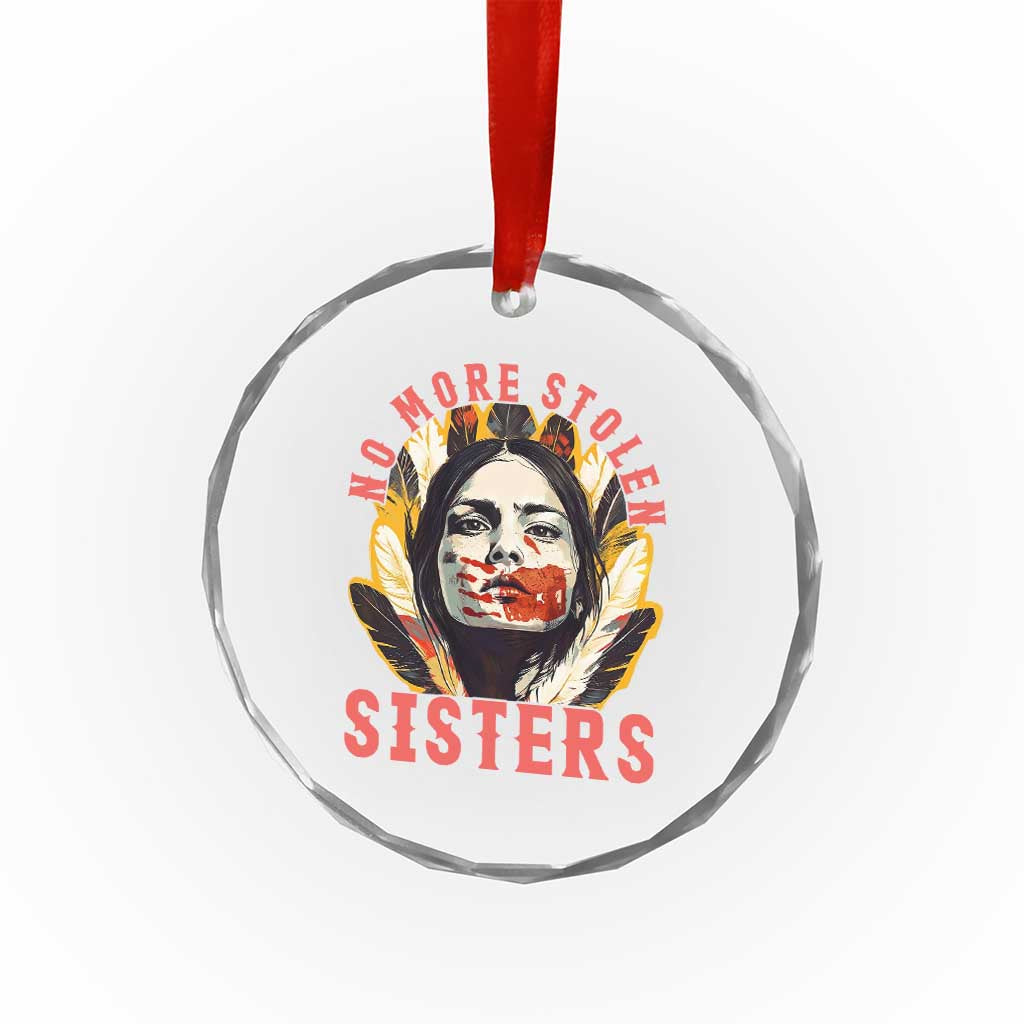 Native American Awareness Gift Crystal Glass Ornament No More Stolen Sisters MMIW Support TS12 Print Your Wear