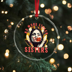 Native American Awareness Gift Crystal Glass Ornament No More Stolen Sisters MMIW Support TS12 Print Your Wear