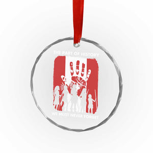Native American Child Idian Crystal Glass Ornament The Part Of History We Must Never Forget - Print Your Wear