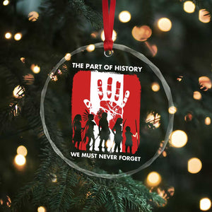 Native American Child Idian Crystal Glass Ornament The Part Of History We Must Never Forget - Print Your Wear