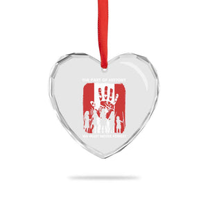 Native American Child Idian Heart Crystal Glass Ornament The Part Of History We Must Never Forget TS14 Print Your Wear