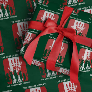 Native American Child Idian Wrapping Paper Roll The Part Of History We Must Never Forget TS14 Green Print Your Wear