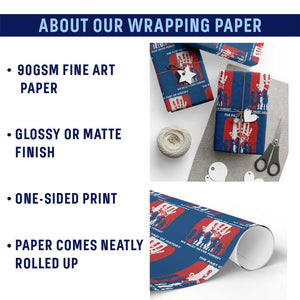Native American Child Idian Wrapping Paper Roll The Part Of History We Must Never Forget TS14 Print Your Wear