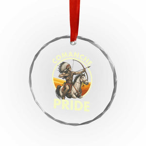Native American Comanche Pride Indigenous People Day Crystal Glass Ornament TS14 Print Your Wear