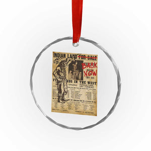 Native American Crystal Glass Ornament Indian Land For Back Now TS10 Print Your Wear