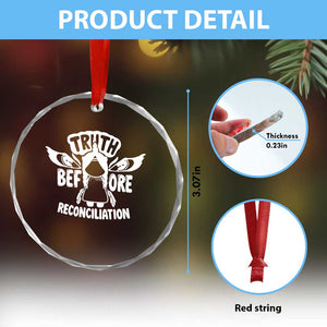Native American Every Child Crystal Glass Ornament Truth Before Reconciliation - Print Your Wear
