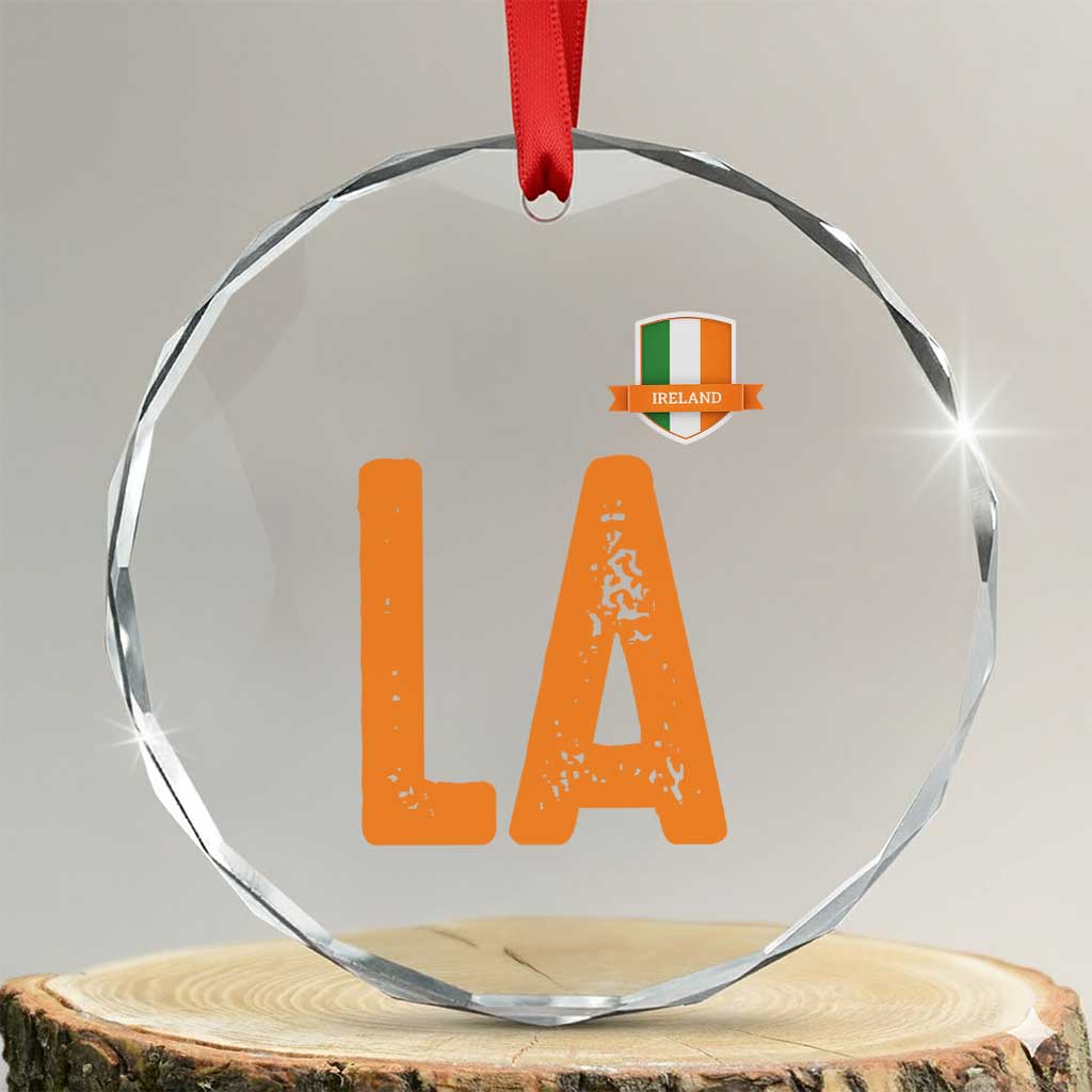 ND Ireland Matching Group Crystal Glass Ornament Irish Pride St Patricks Day Family or Friends TS02 Transparent Glass 3'' Circle Print Your Wear