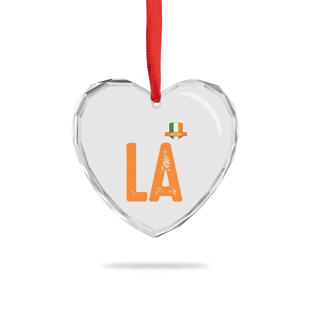 ND Ireland Matching Group Heart Crystal Glass Ornament Irish Pride St Patricks Day Family or Friends TS02 Print Your Wear