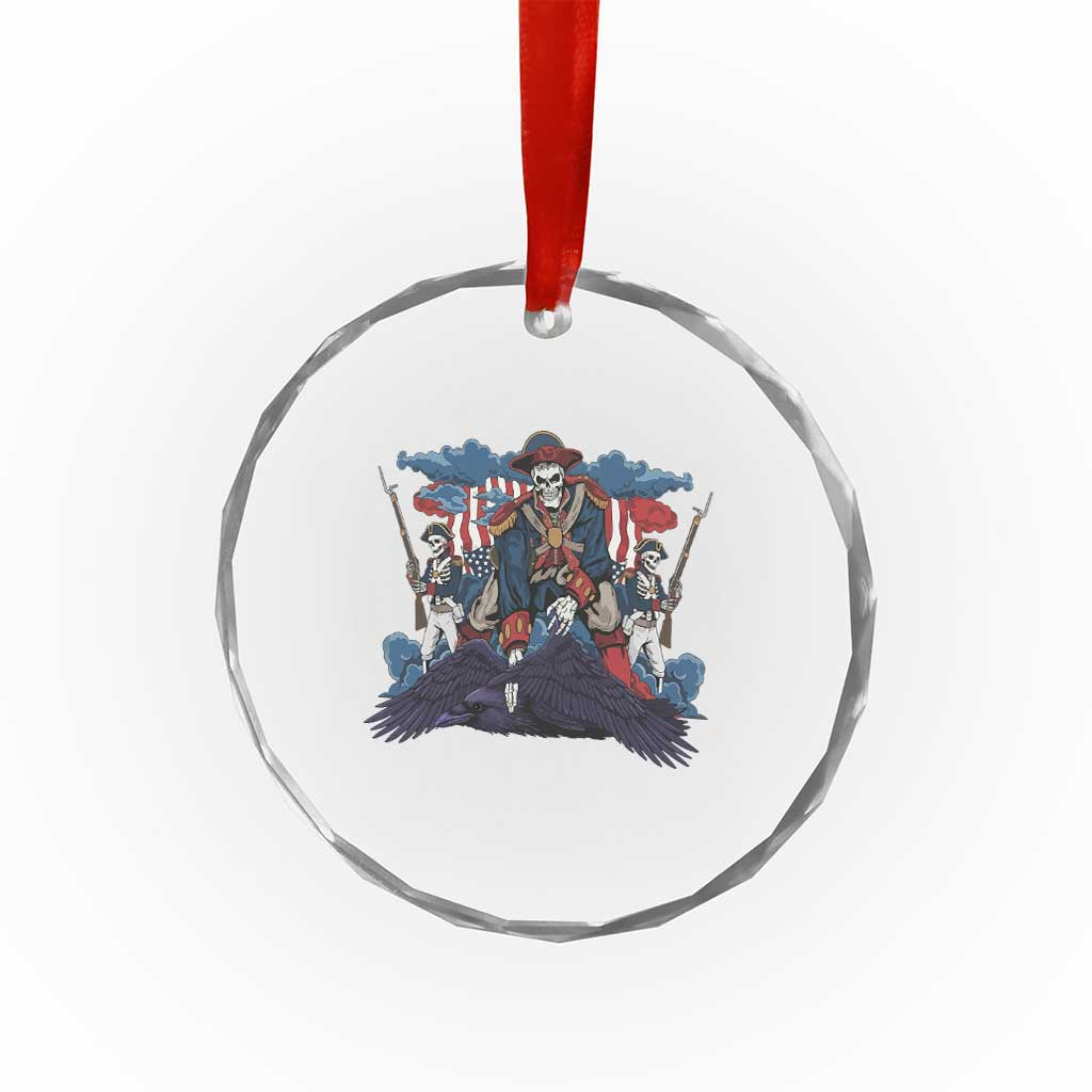 NE Dark Football Spirit Rivalry Crystal Glass Ornament Game Day Lover Gift TS12 Print Your Wear