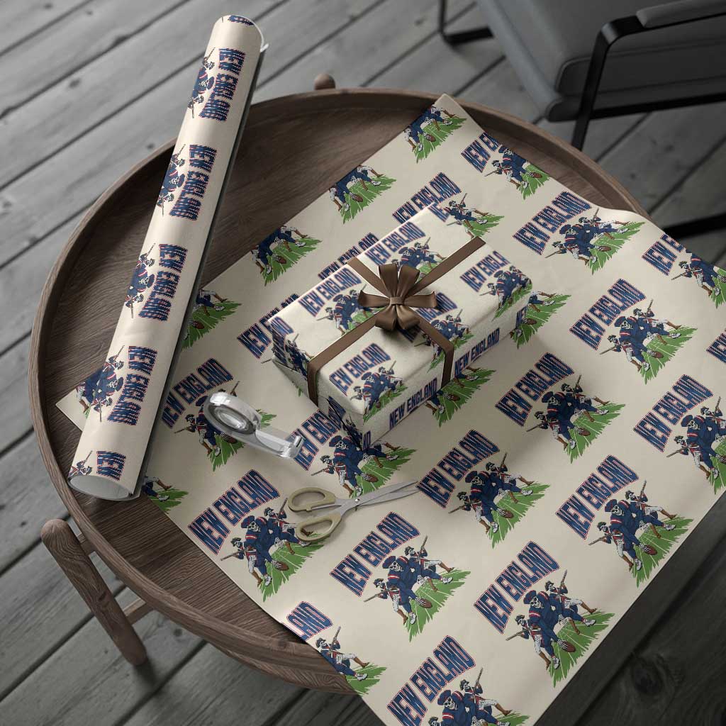 NE Gothic Skeleton Wrapping Paper Roll Football Lover Gift TS12 Beige Print Your Wear