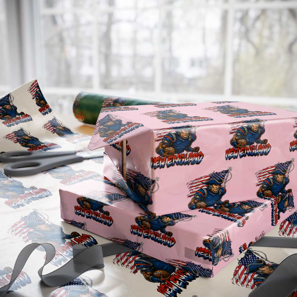 NEFP Game Day Sports Fan Gift Wrapping Paper Roll TS12 Light Pink Print Your Wear
