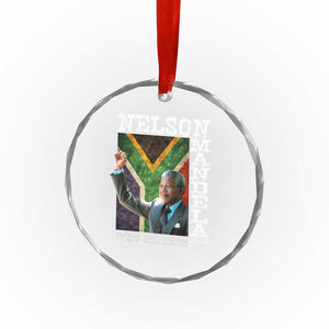 Nelson Mandela Quote Crystal Glass Ornament Real Leaders Must Be Ready To Sacrifice All For The Freedom TS11 Print Your Wear