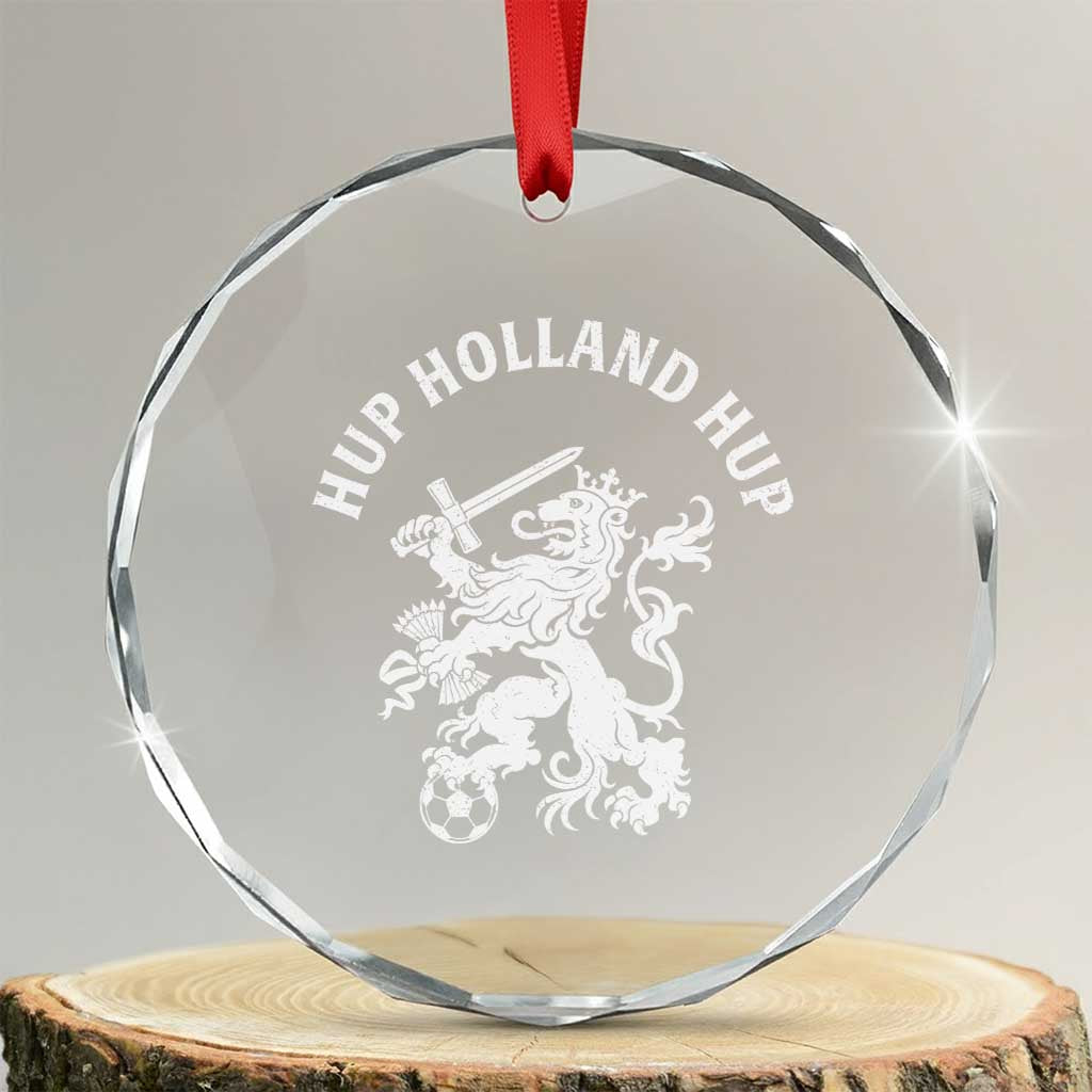 Netherlands Hup Holland Hup Dutch Lion Nederlands Fan Crystal Glass Ornament TS11 Transparent Glass 3'' Circle Print Your Wear