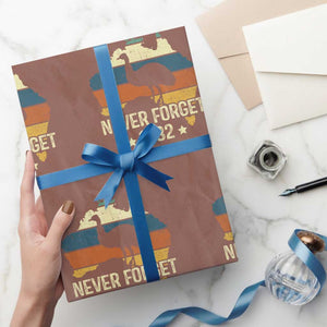 Never Forget 1932 Emu War Wrapping Paper Roll Funny Emu Lover Zookeeper TS10 Mocha Print Your Wear