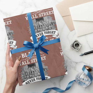 Never Forget Black Wall Street 1921 Wrapping Paper Roll Tulsa Oklahoma Black History Month TS11 Mocha Print Your Wear