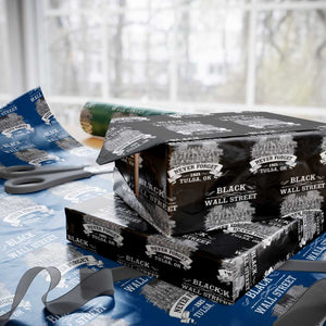 Never Forget Black Wall Street 1921 Wrapping Paper Roll Tulsa Oklahoma Black History Month TS11 Black Print Your Wear