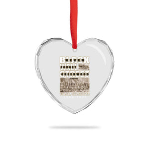 Never Forget Greenwood Black Wall Street Heart Crystal Glass Ornament Black History Month TS11 Print Your Wear