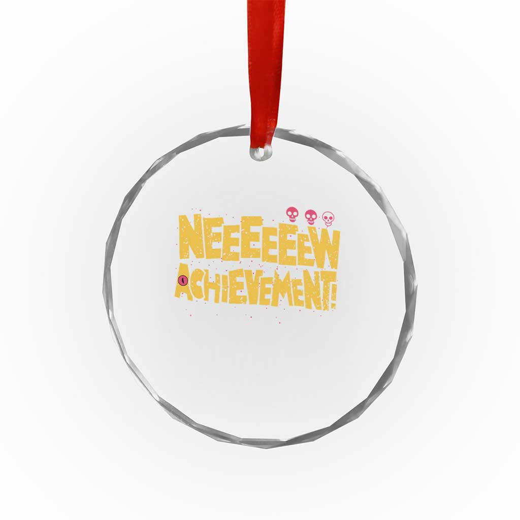 New Achievement Crystal Glass Ornament Funny Sci-Fi Book Lover TS14 Print Your Wear