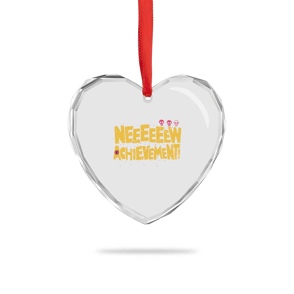 New Achievement Heart Crystal Glass Ornament Funny Sci-Fi Book Lover TS14 Print Your Wear