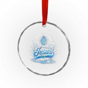 New Baptist Believer Crystal Glass Ornament Have Decided To Follow Jesus 2026 TS10 Print Your Wear